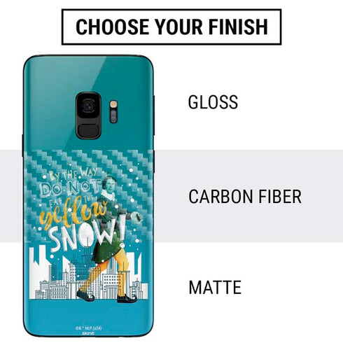 Elf Buddy Don’t Eat Yellow Snow Galaxy S9 Skin